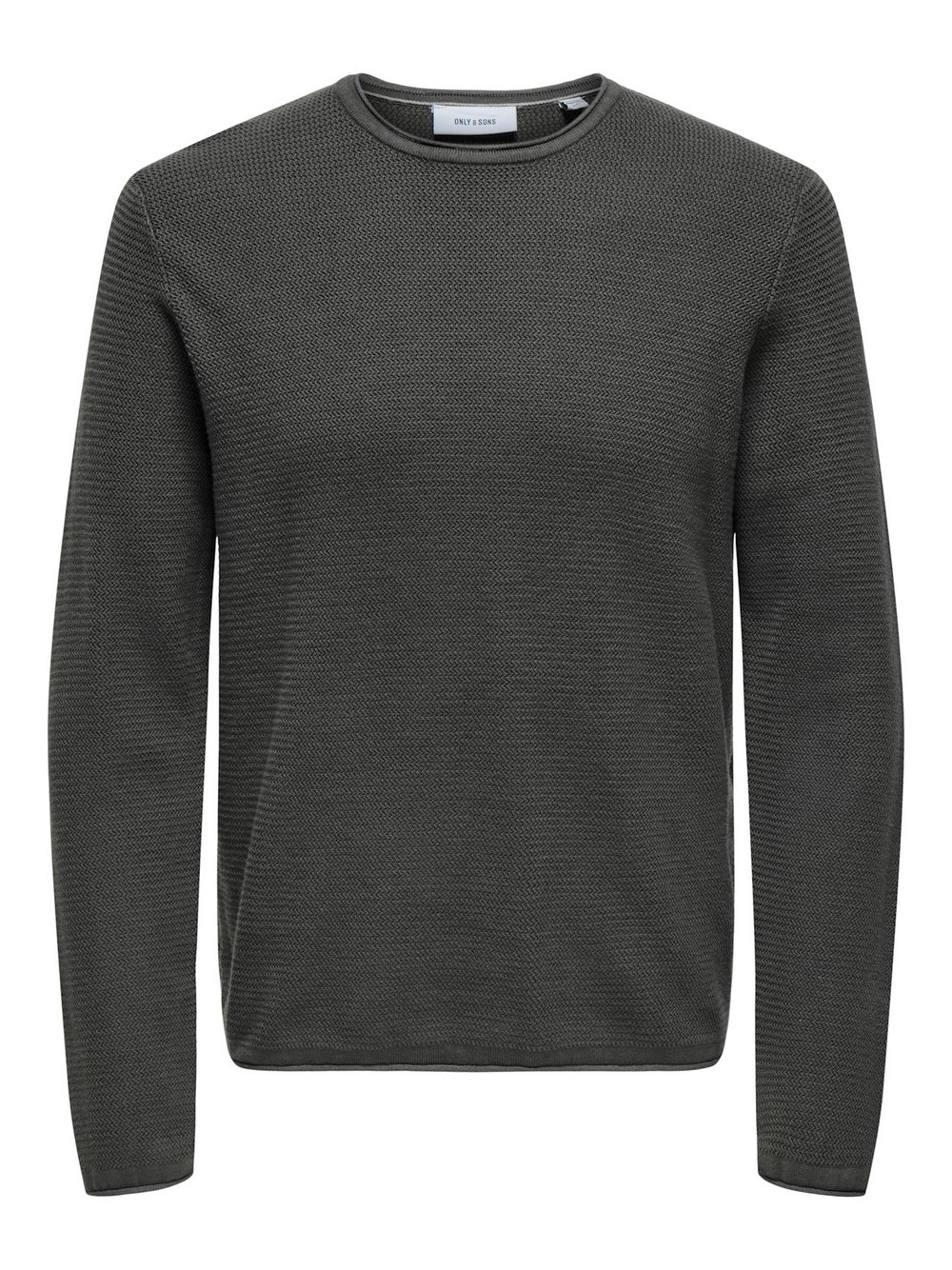 Only&Sons Pullover Herren Baumwolle grau, L