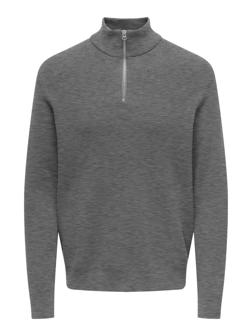 Only&Sons Pullover Herren Baumwolle grau meliert, L