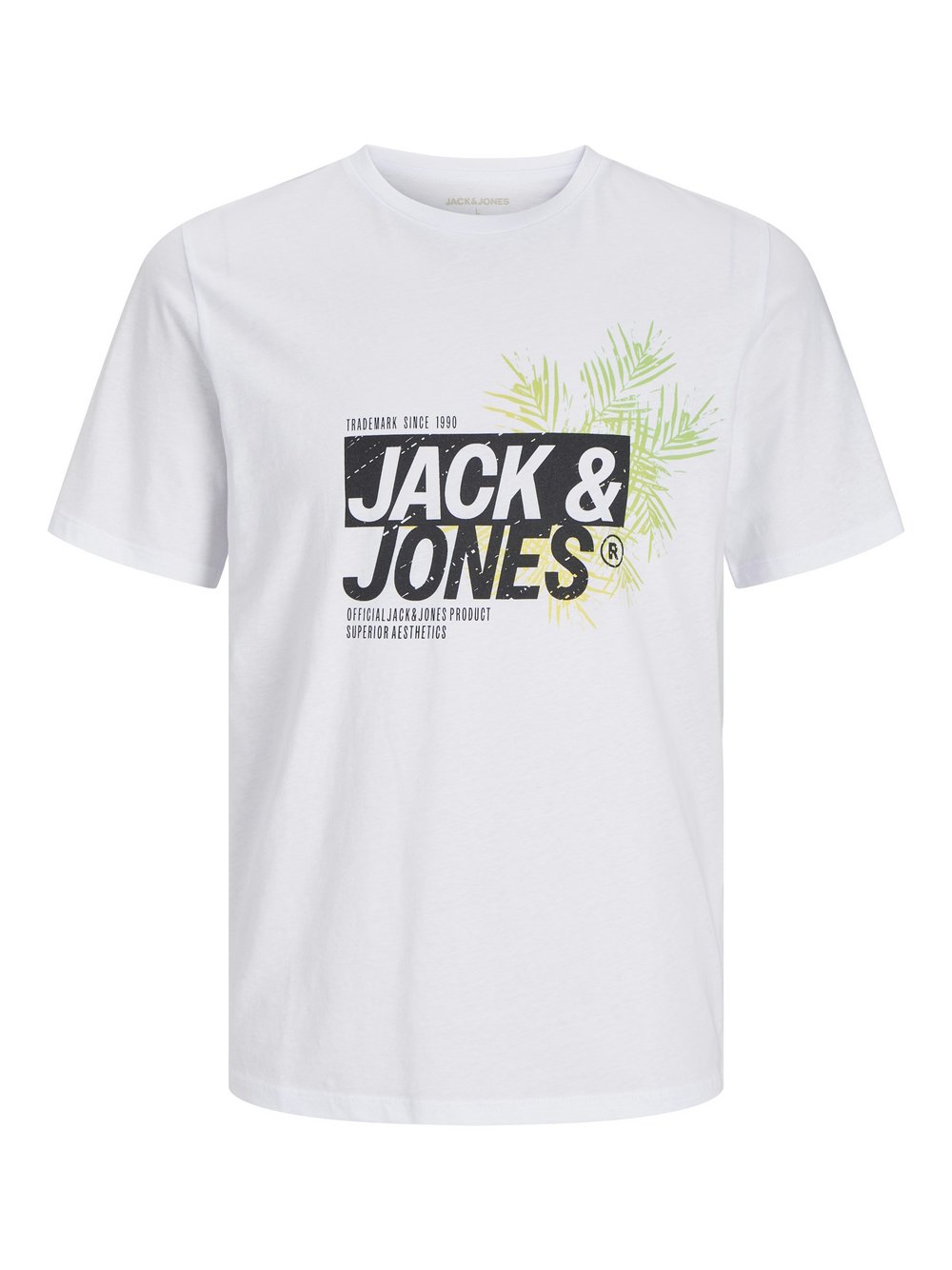 Thumbnail - Jack & Jones T-Shirt Herren Baumwolle weiß bedruckt, M