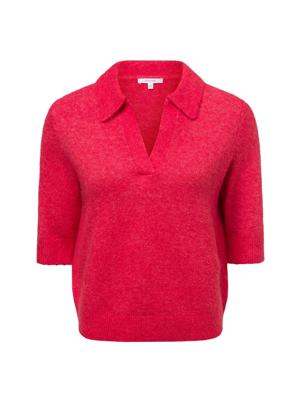 Opus Kurzarmpullover Damen Polyamid rot, 36