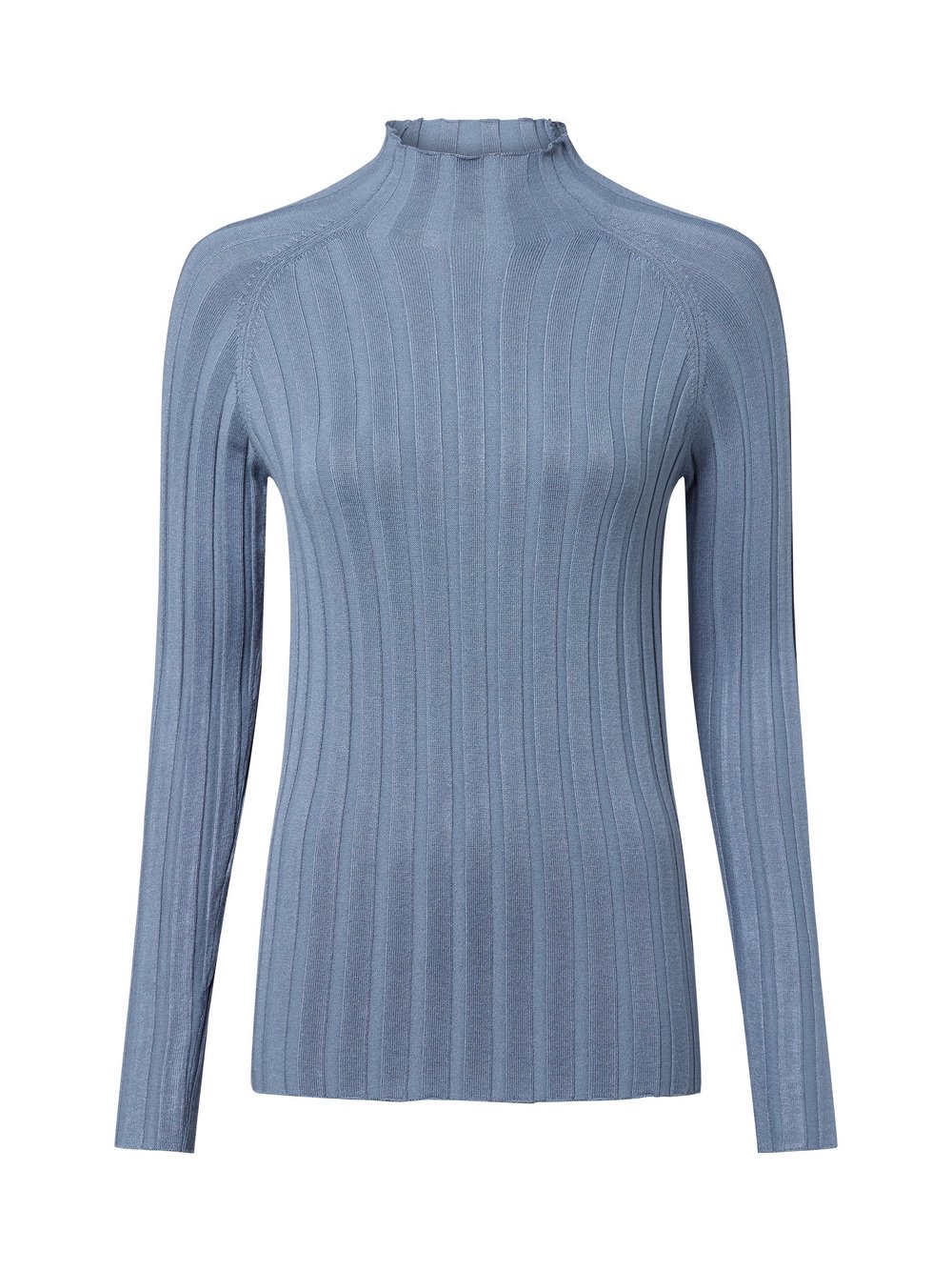 Marie Lund Strickpullover Damen Grobstrick blau, S
