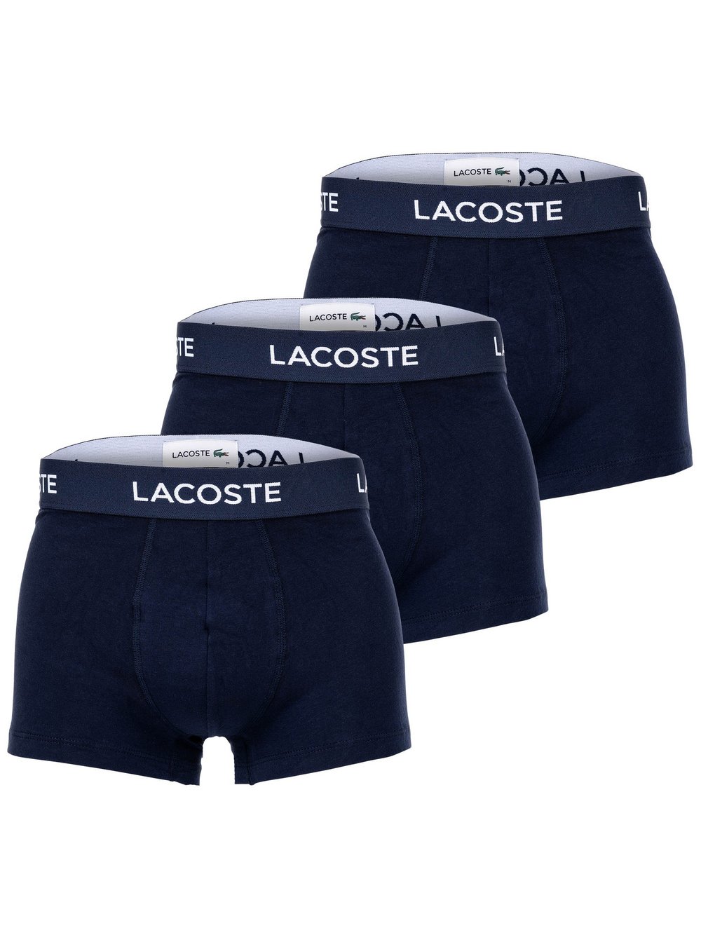 Thumbnail - Lacoste Boxershort 3er Pack Herren Baumwolle blau, S