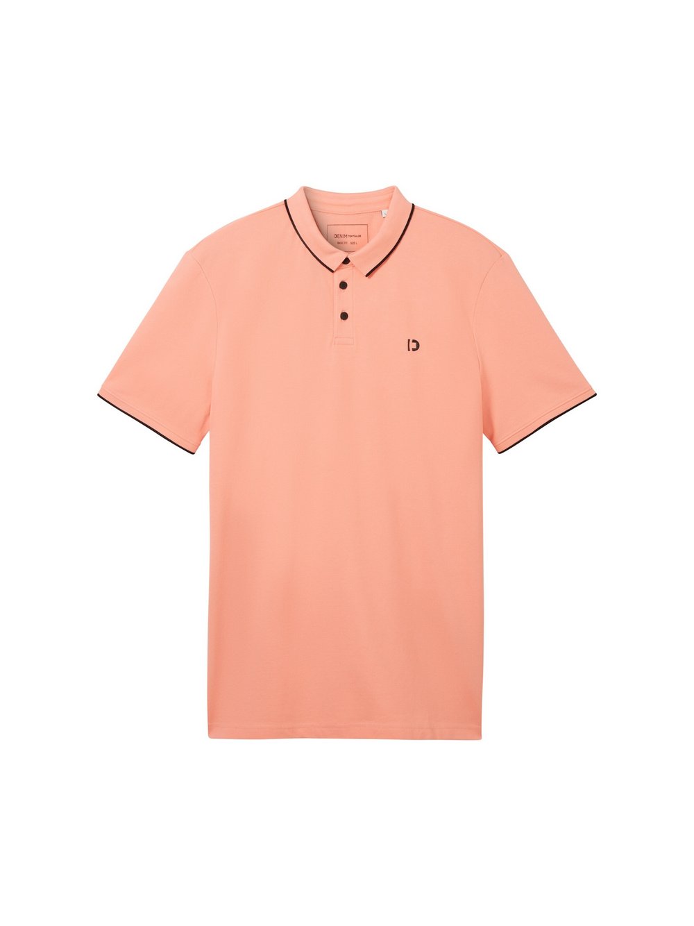 Tom Tailor Poloshirt Herren Baumwolle orange, L