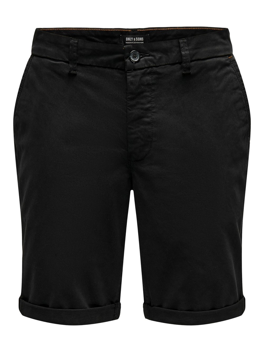 Only&Sons Shorts Herren Baumwolle schwarz, L
