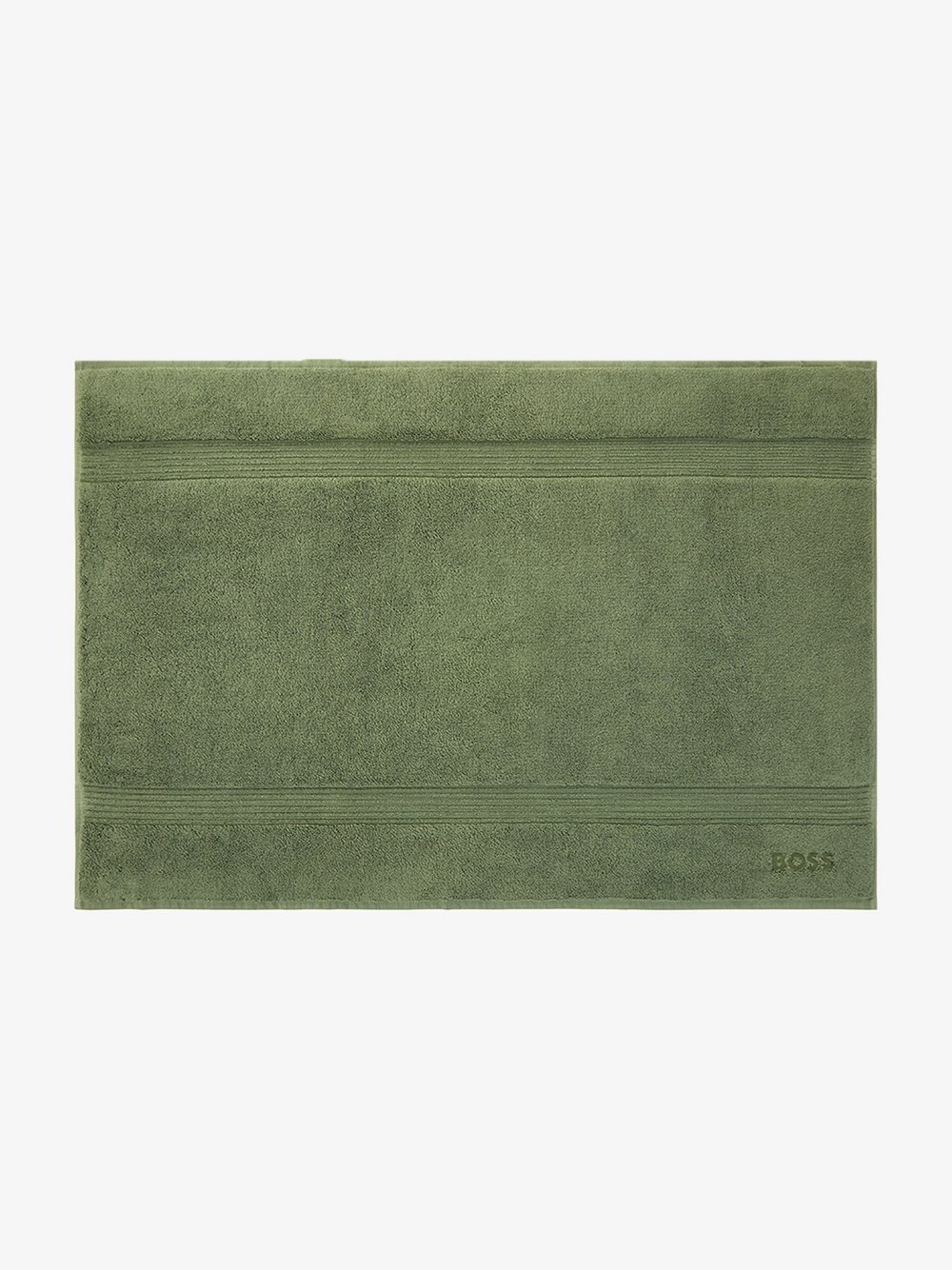 HUGO BOSS home Badematte Damen Baumwolle grün, 60x90cm