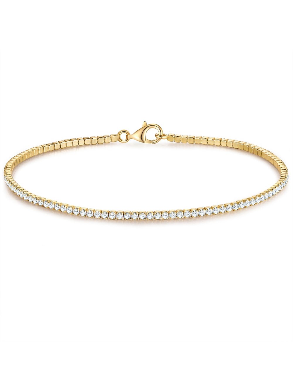 Trilani Armband Damen Sterlingsilber gold, 19