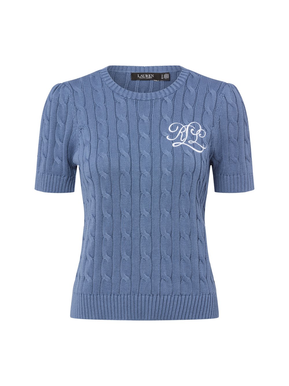 Lauren Ralph Lauren Strickpullover Damen Baumwolle blau, M