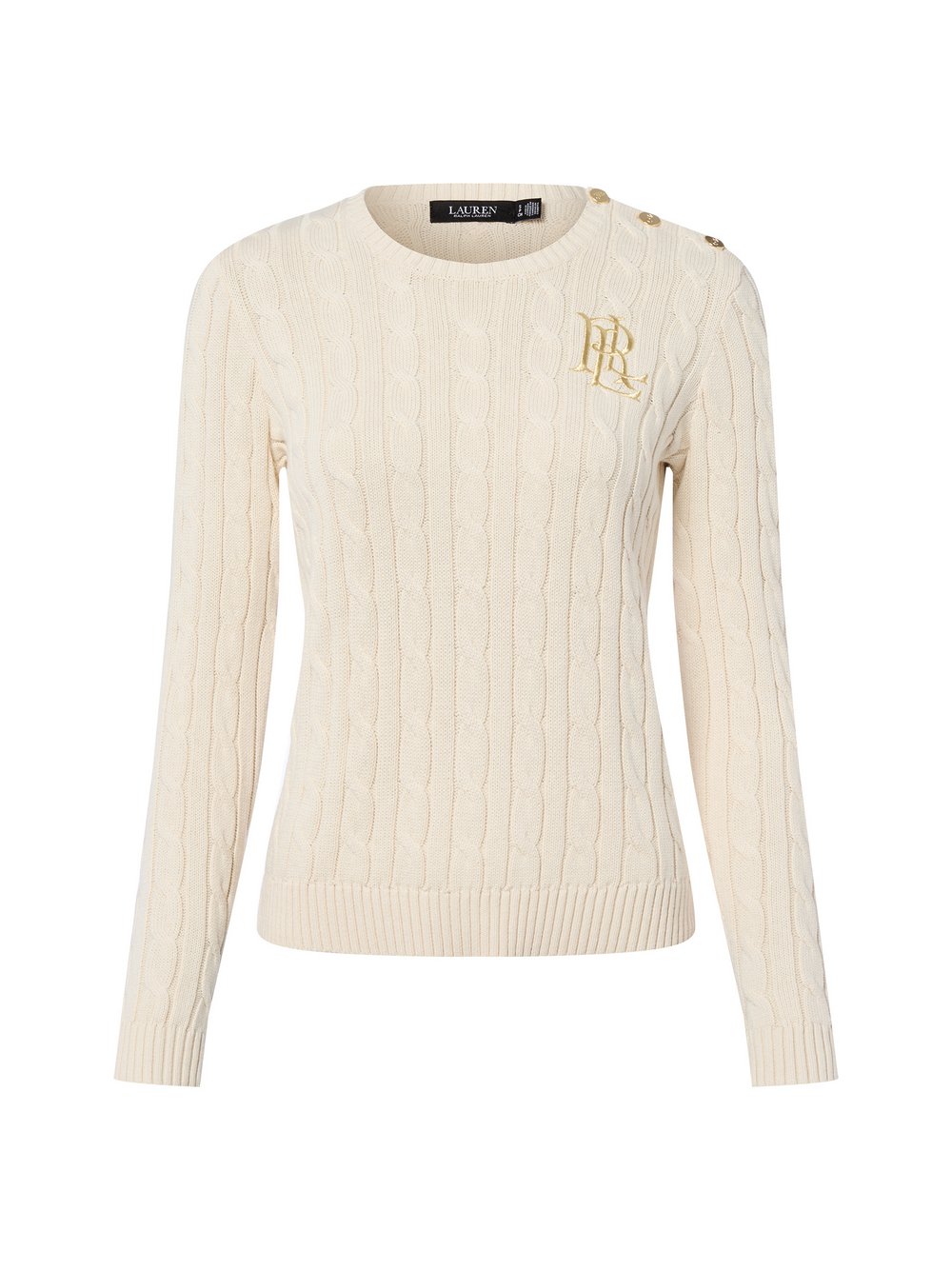 Lauren Ralph Lauren Pullover Damen Baumwolle beige, XL