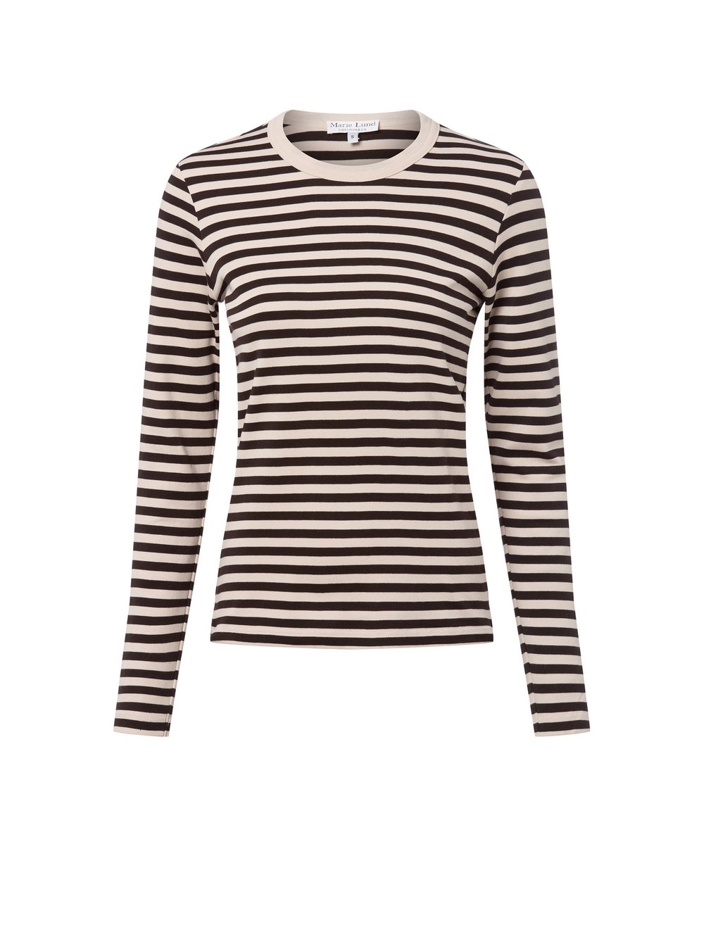 Marie Lund Langarmshirt Damen Baumwolle mehrfarbig gestreift, L
