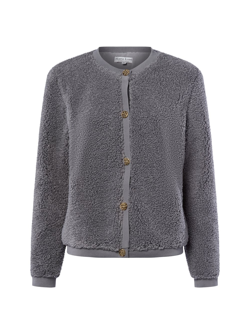 Marie Lund Teddy-Jacke Damen grau, M