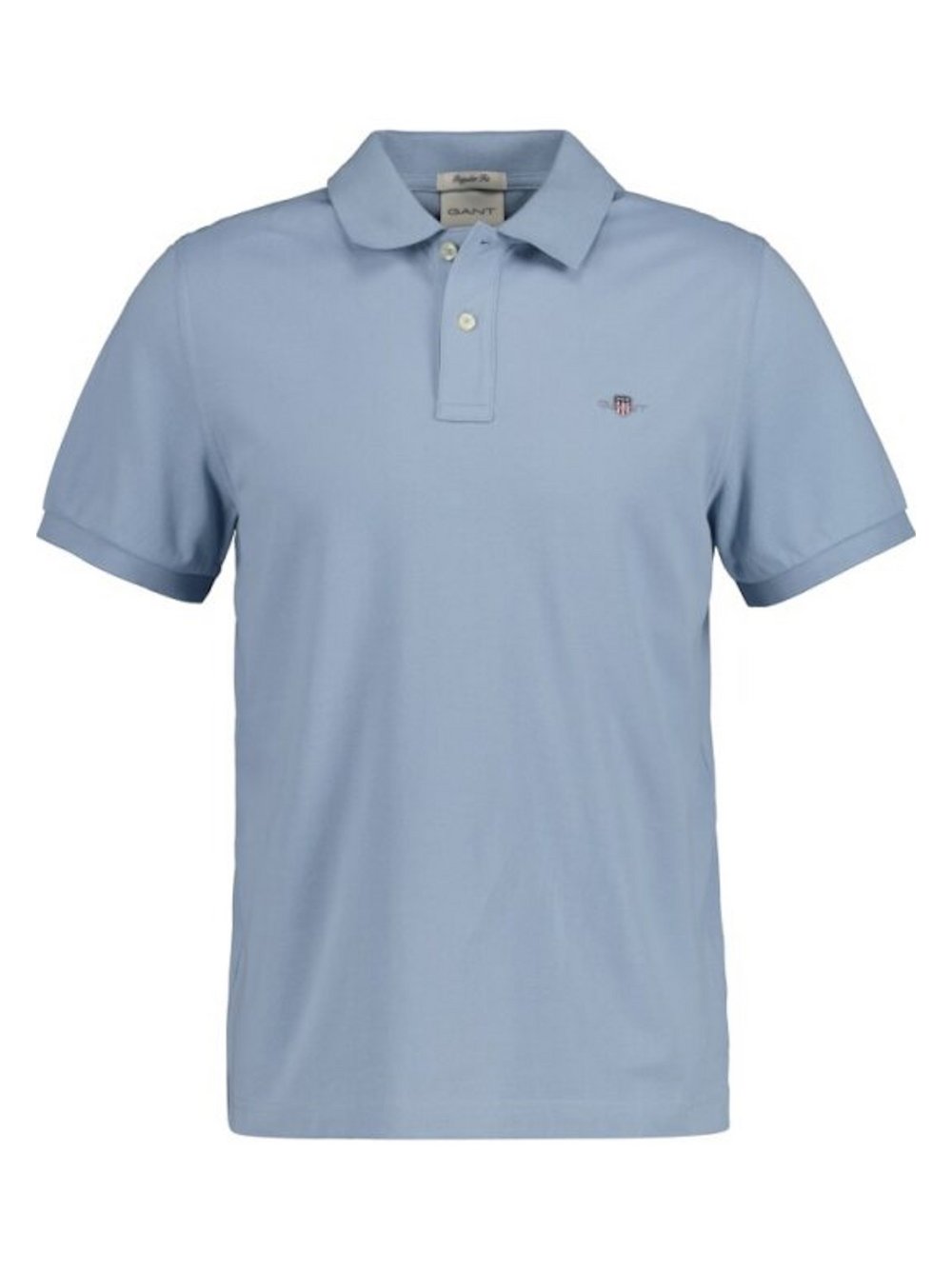 Gant Poloshirt Herren Baumwolle blau bedruckt, L