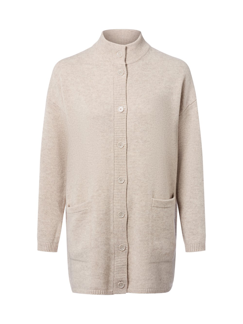 Franco Callegari Strickjacke aus Merinowolle Damen beige meliert, M