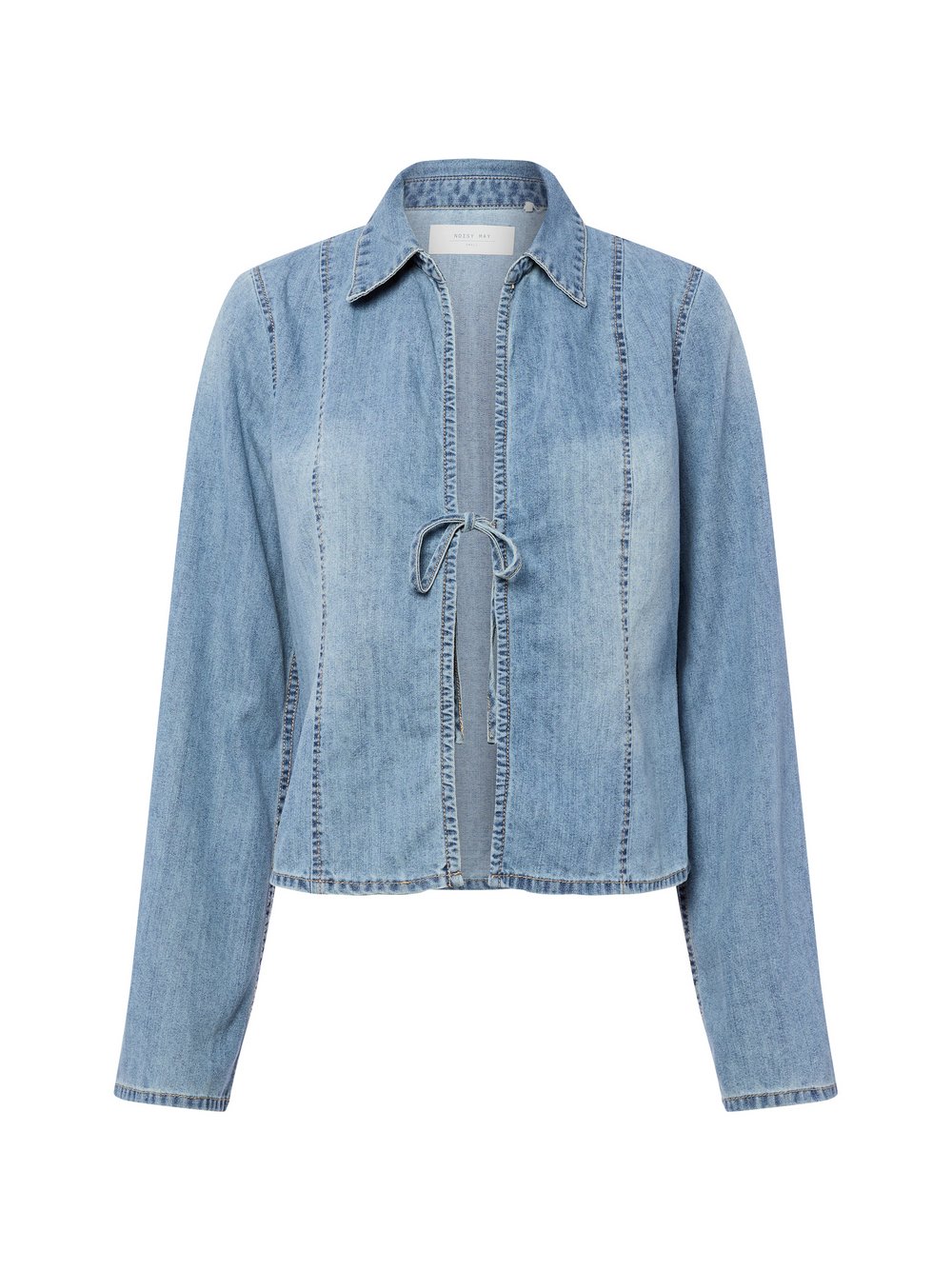 Noisy May Jeansbluse Damen Baumwolle blau, M