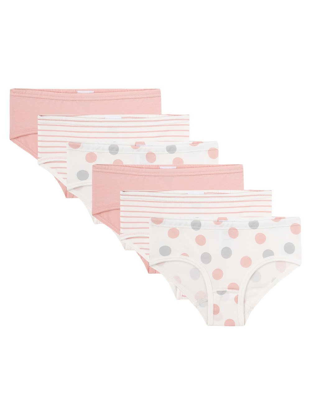 Sanetta Slip 6er Pack Mädchen Baumwolle rosa gestreift, 104