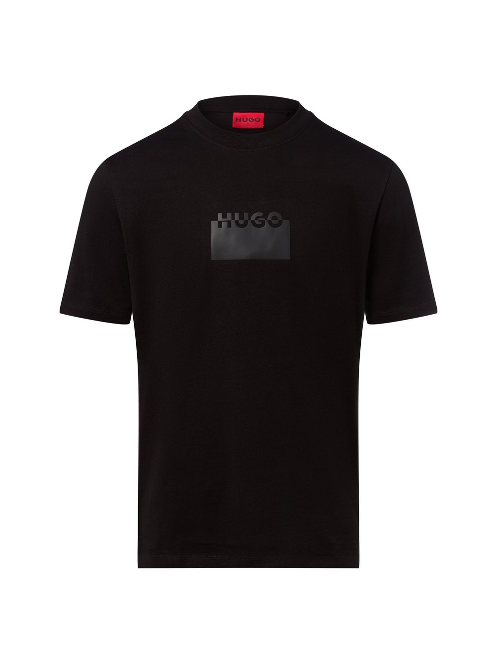 HUGO T-Shirt Herren Jersey schwarz, S