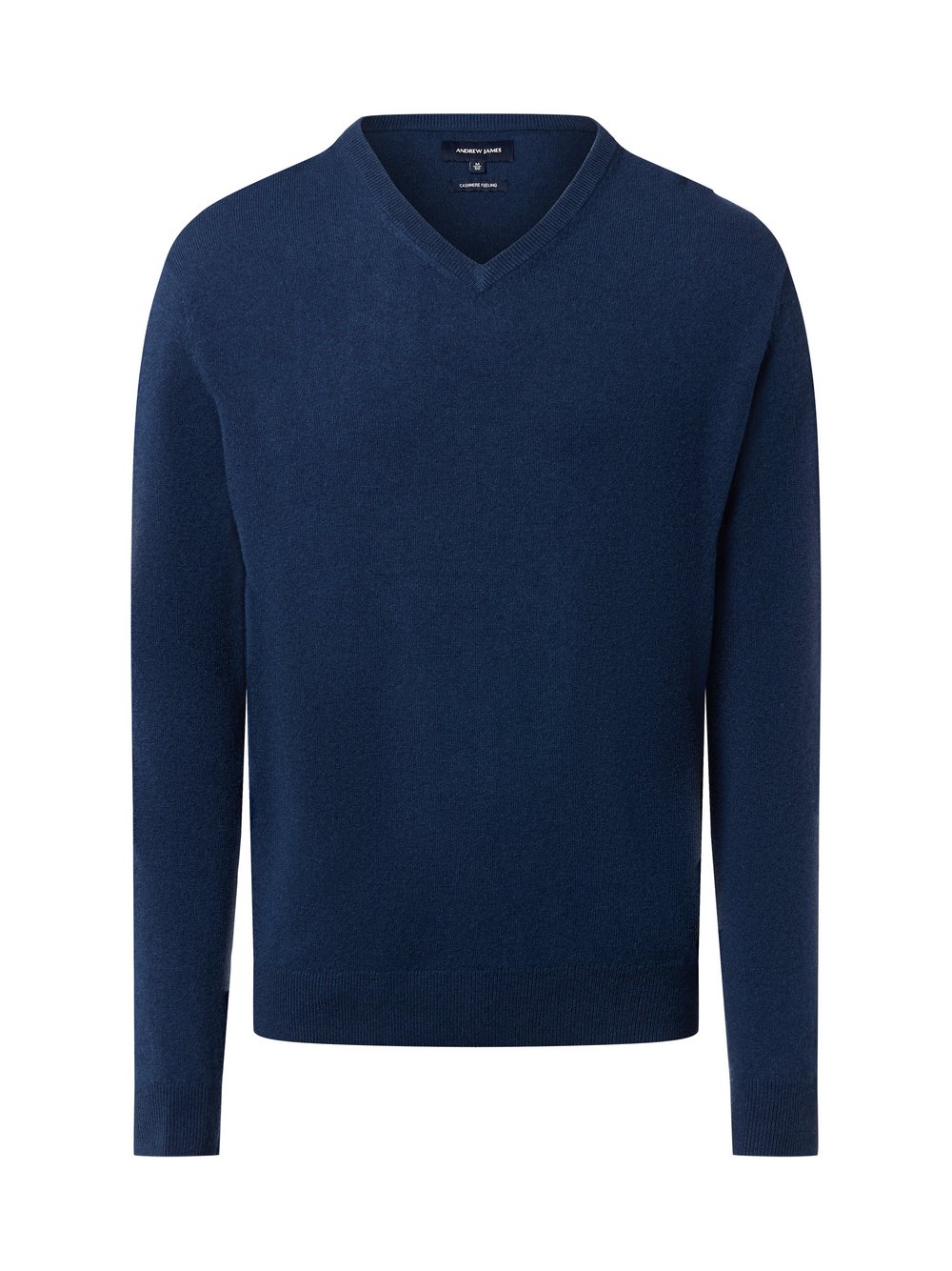 Andrew James Strickpullover mit Wolle und Cashmere Herren blau, M