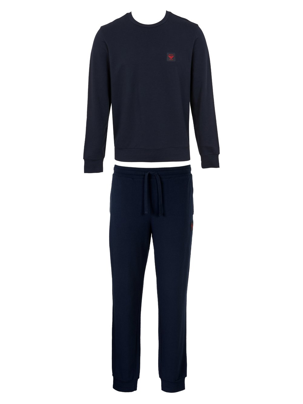 Emporio Armani Trainingsanzug Herren Regular Fit Baumwolle blau, L