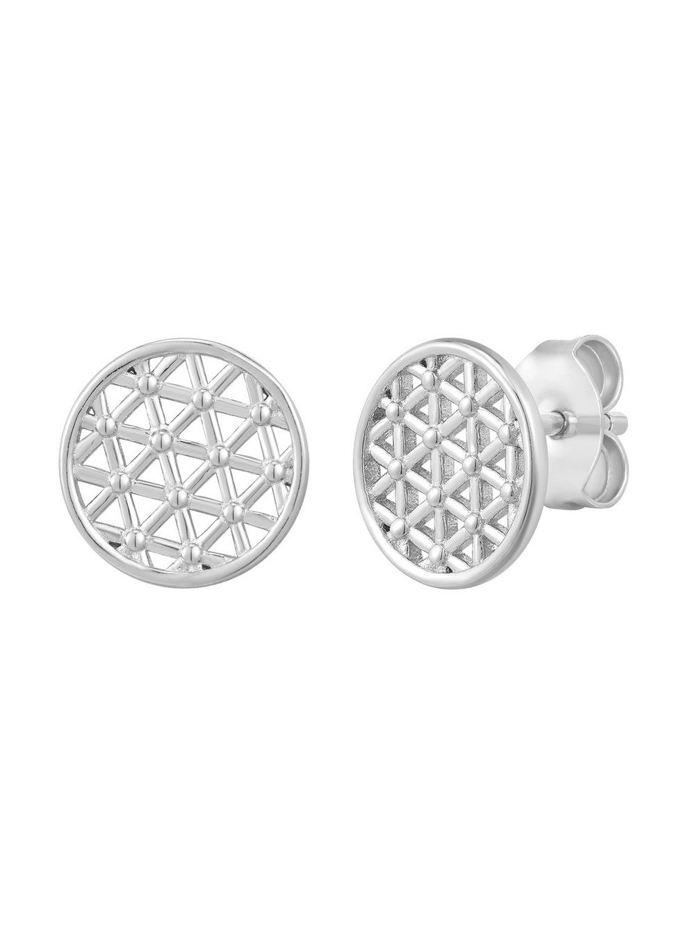 Rafaela Donata Ohrstecker Damen Sterlingsilber silber, ONE SIZE