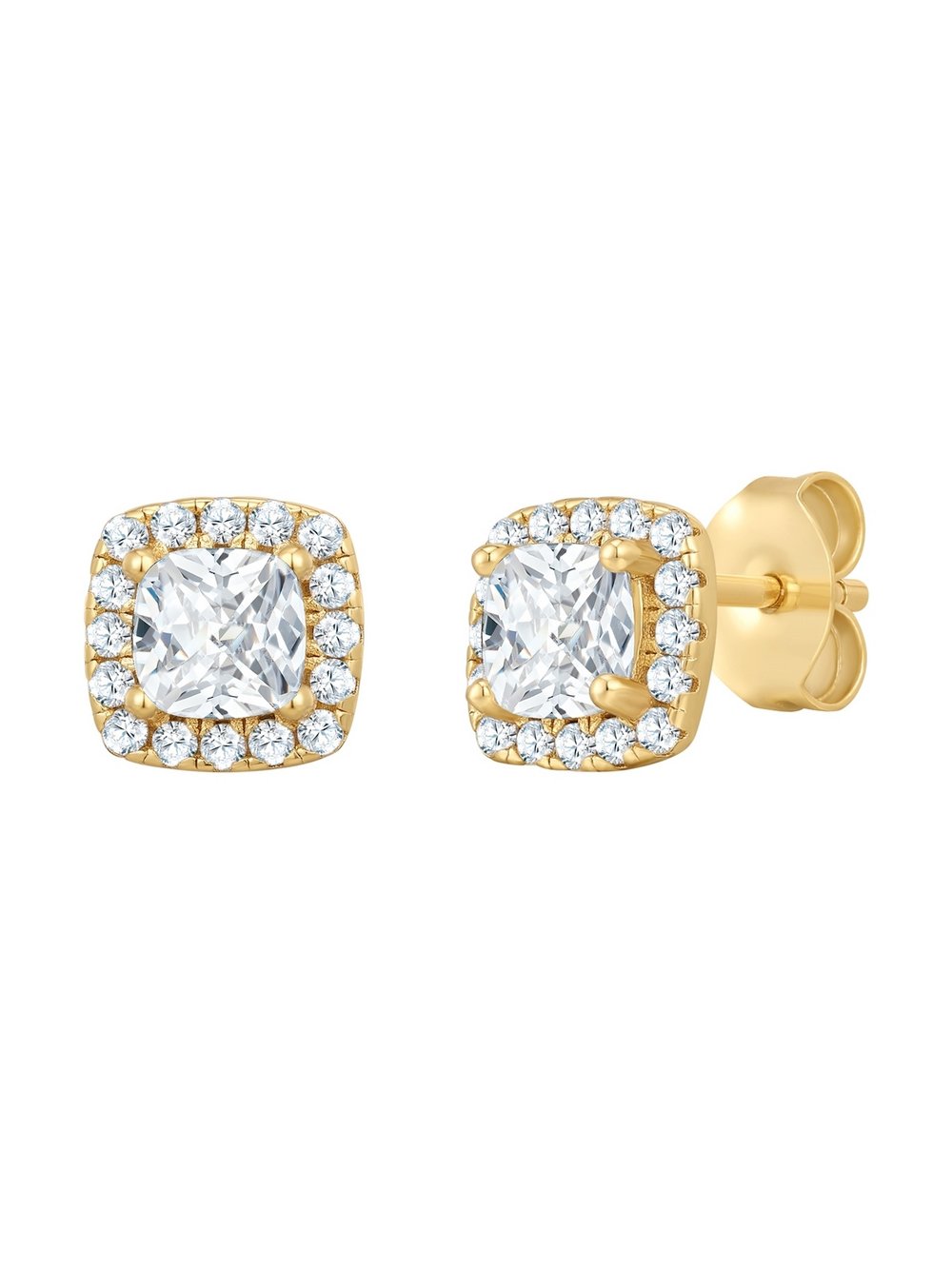 Thumbnail - Rafaela Donata Ohrstecker Damen Sterlingsilber gold, ONE SIZE