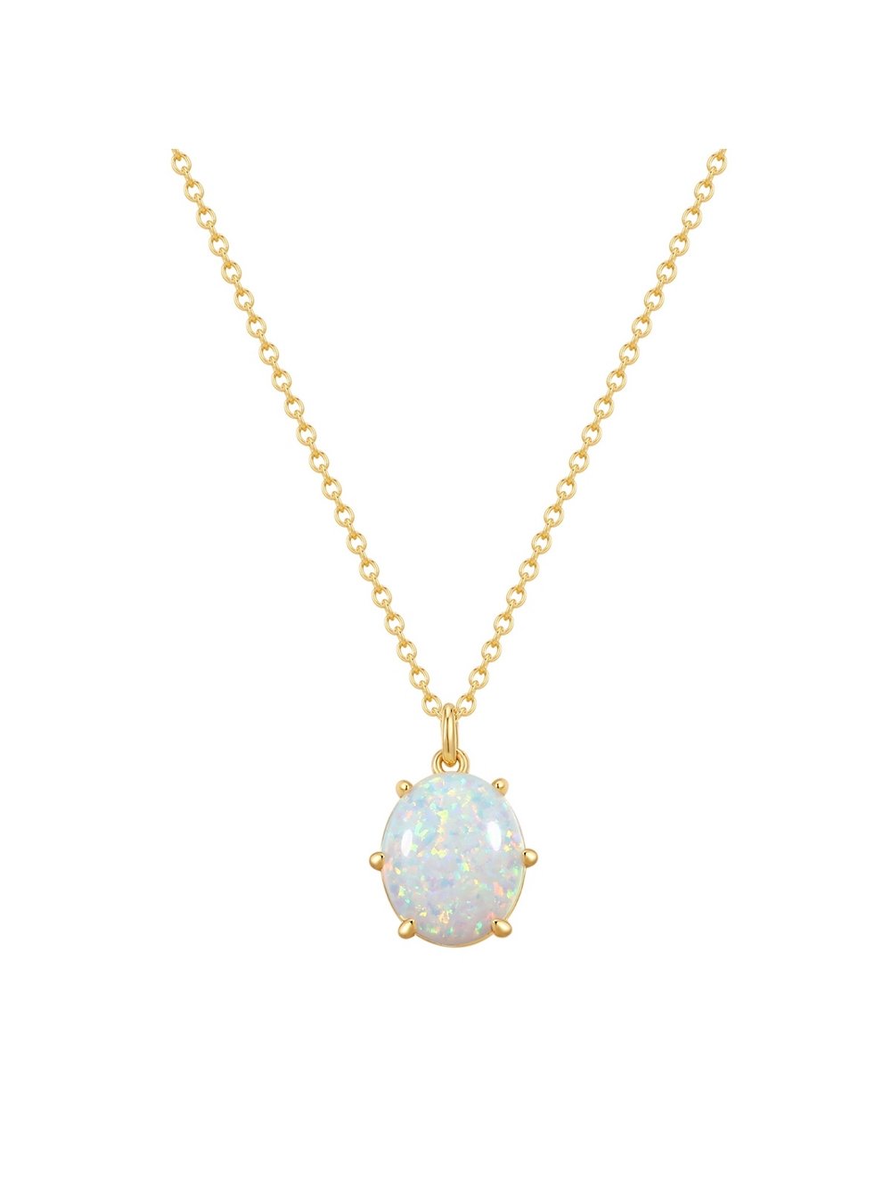 Rafaela Donata Halskette Damen Sterlingsilber gold, ONE SIZE