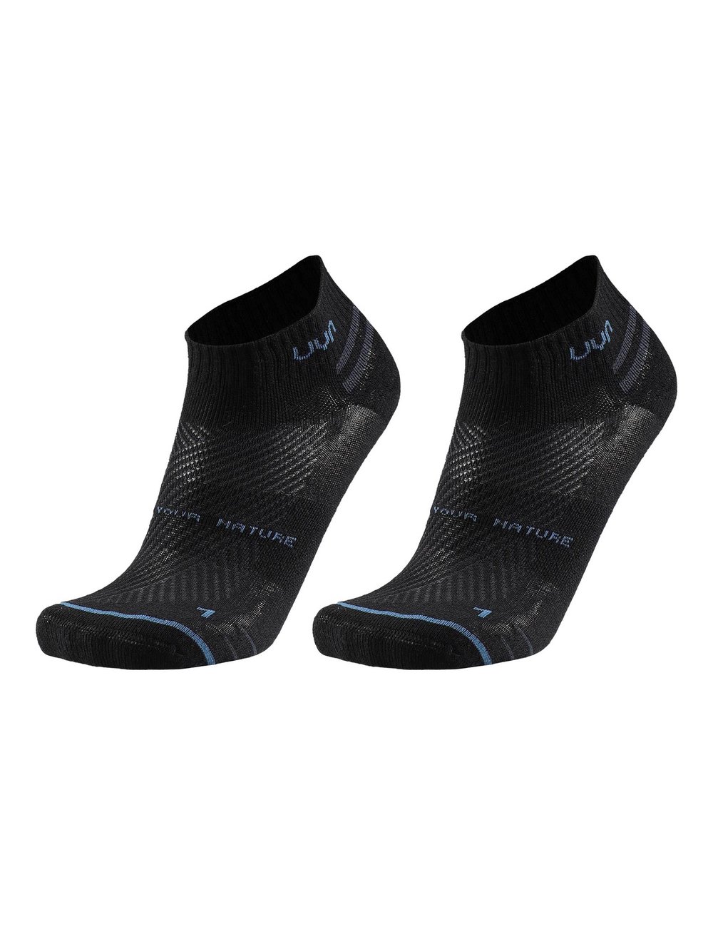 UYN Socken 2er Pack Damen Baumwolle schwarz, 35-38