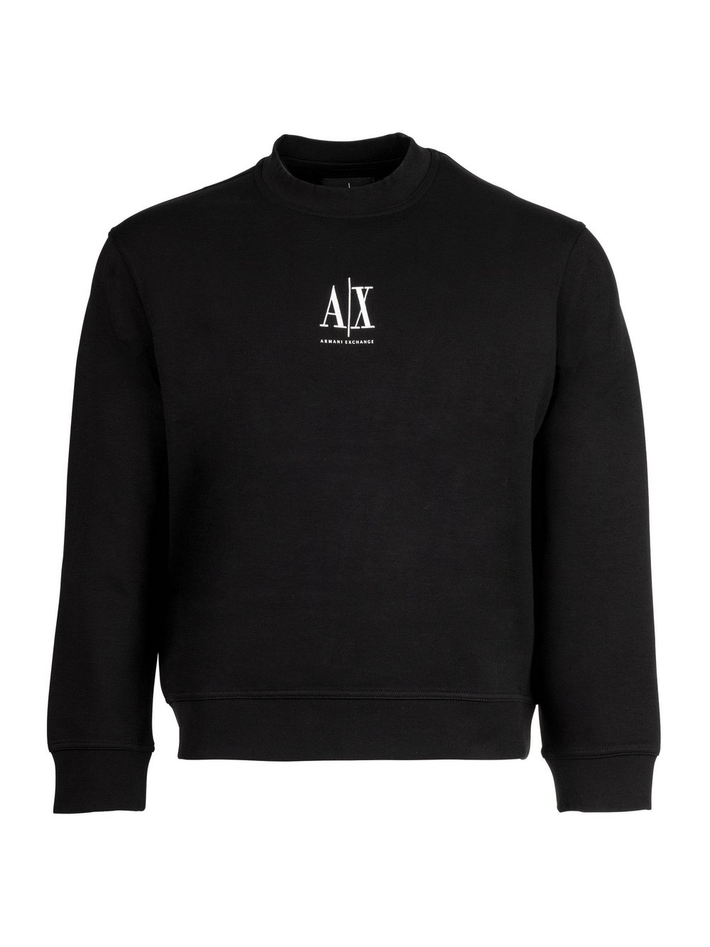 Armani Exchange Sweatshirt Herren Baumwolle schwarz, XL