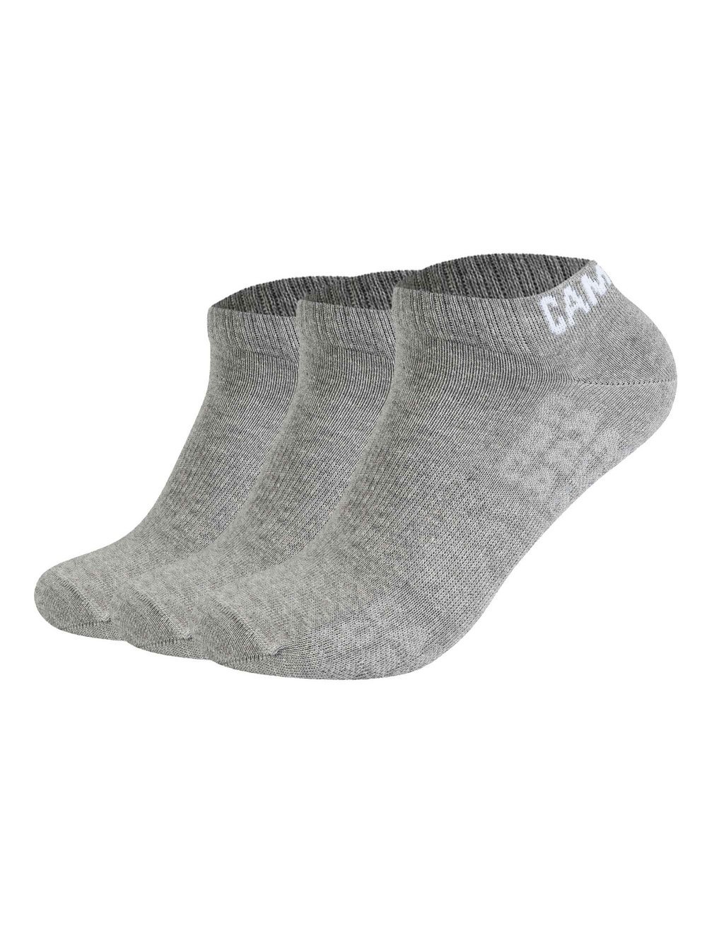 Camp David Socken 3er Pack Herren Baumwolle grau, 43-46