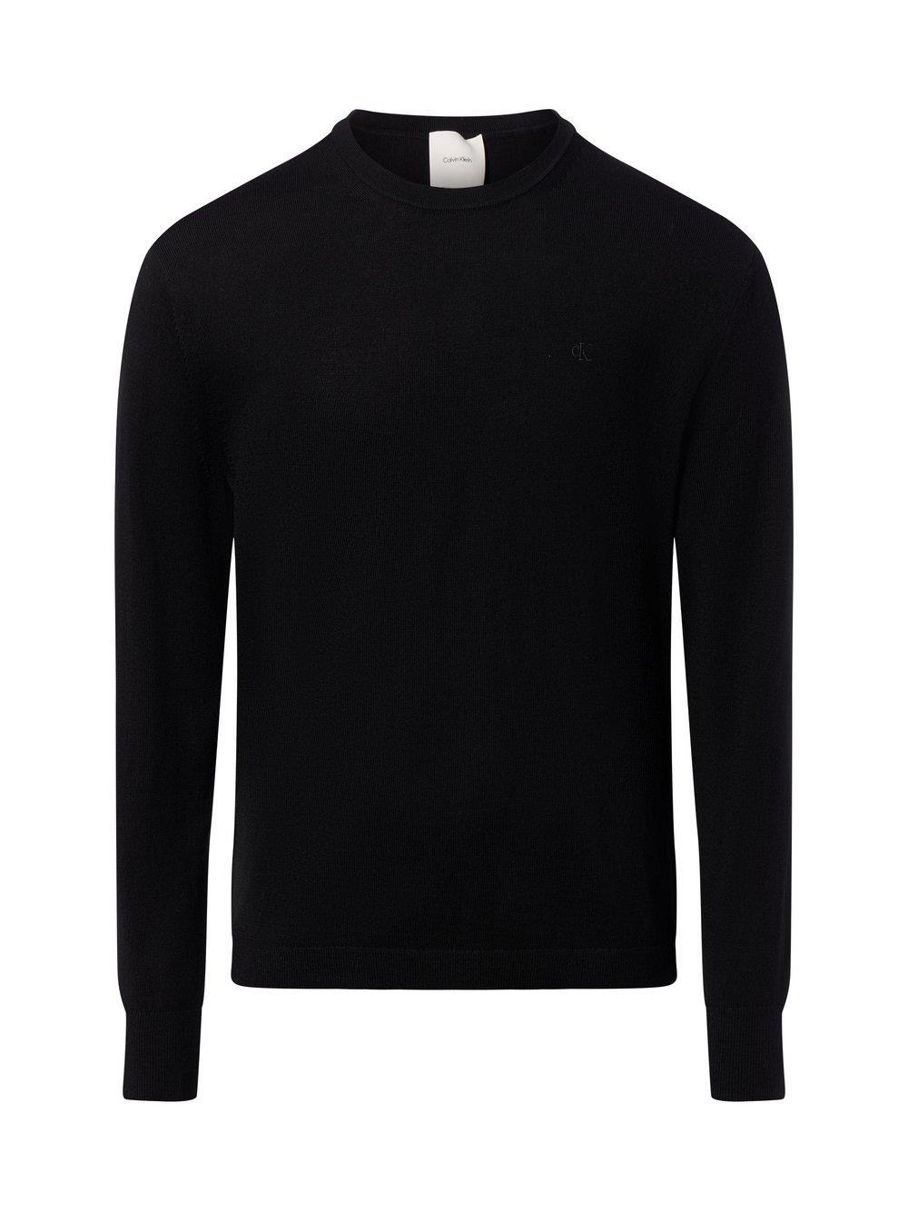 Calvin Klein Wollpullover Herren Wolle schwarz, M