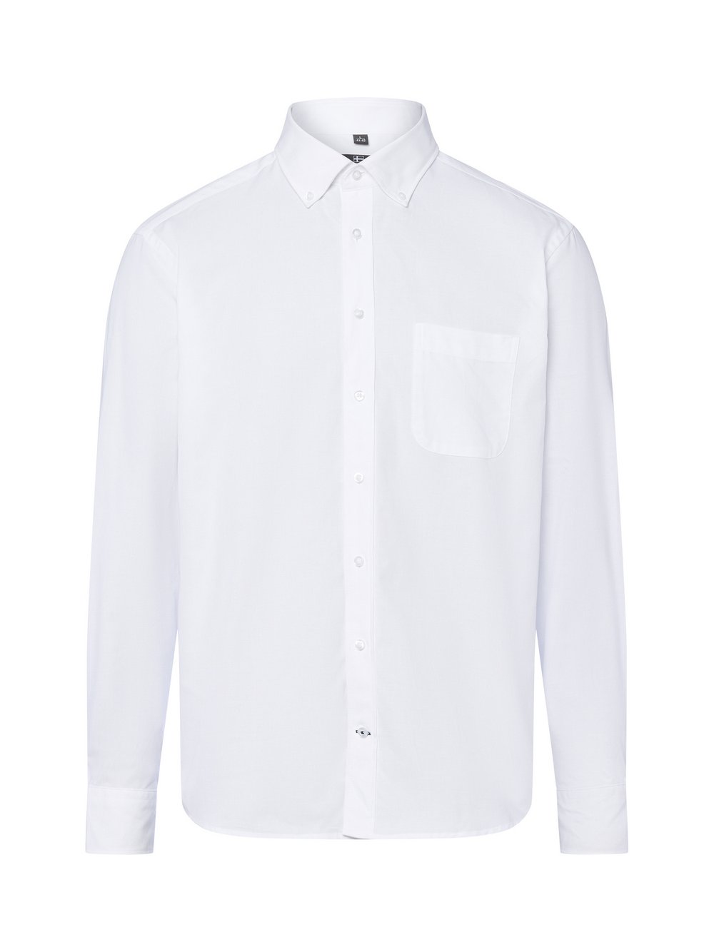 Nils Sundström Businesshemd Herren Regular Fit Baumwolle weiß, XXL