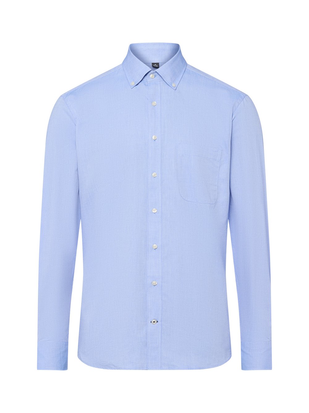 Nils Sundström Businesshemd Herren Regular Fit Baumwolle blau, XL