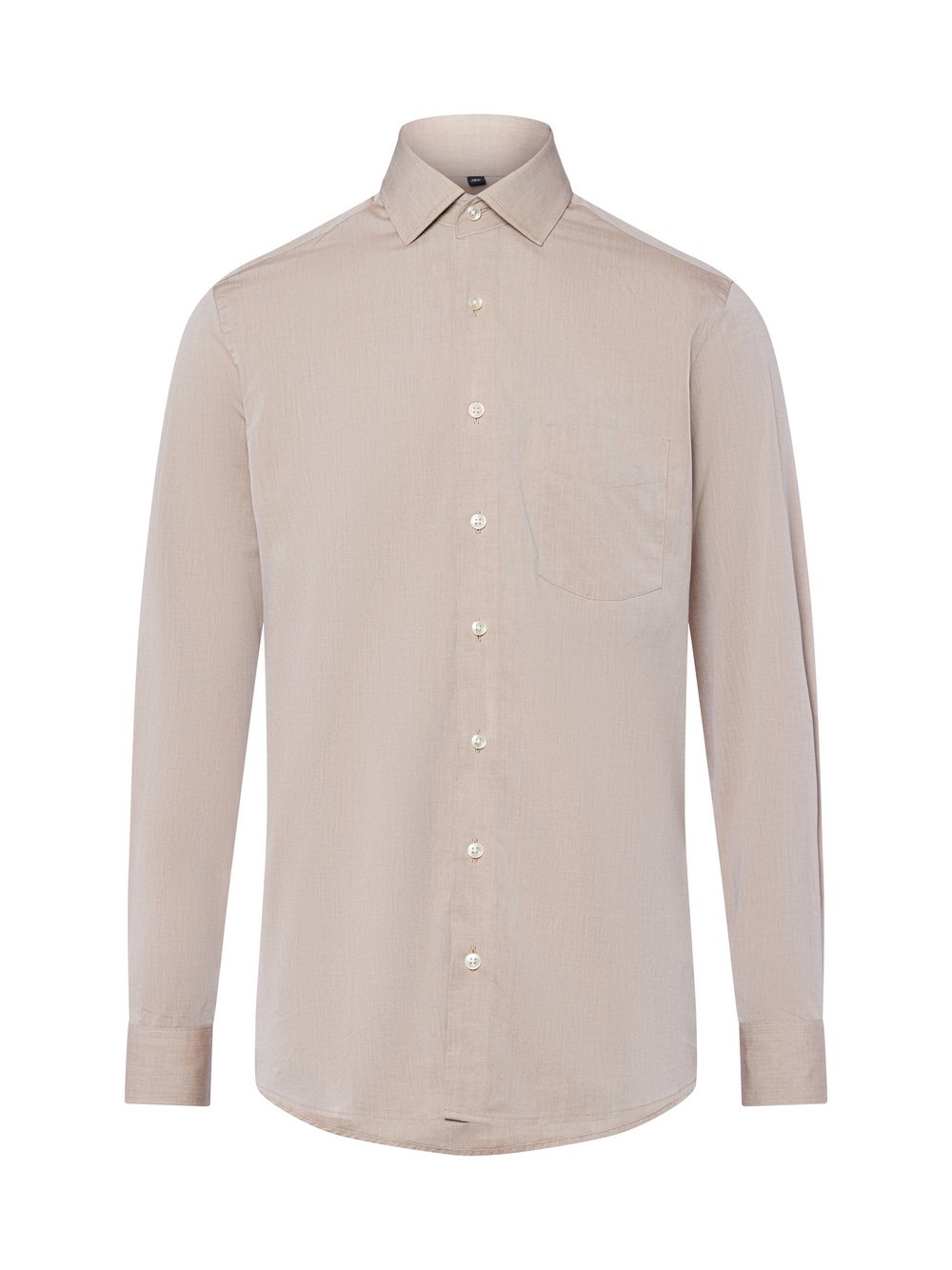 Finshley & Harding Hemd Herren Regular Fit Baumwolle beige, 45