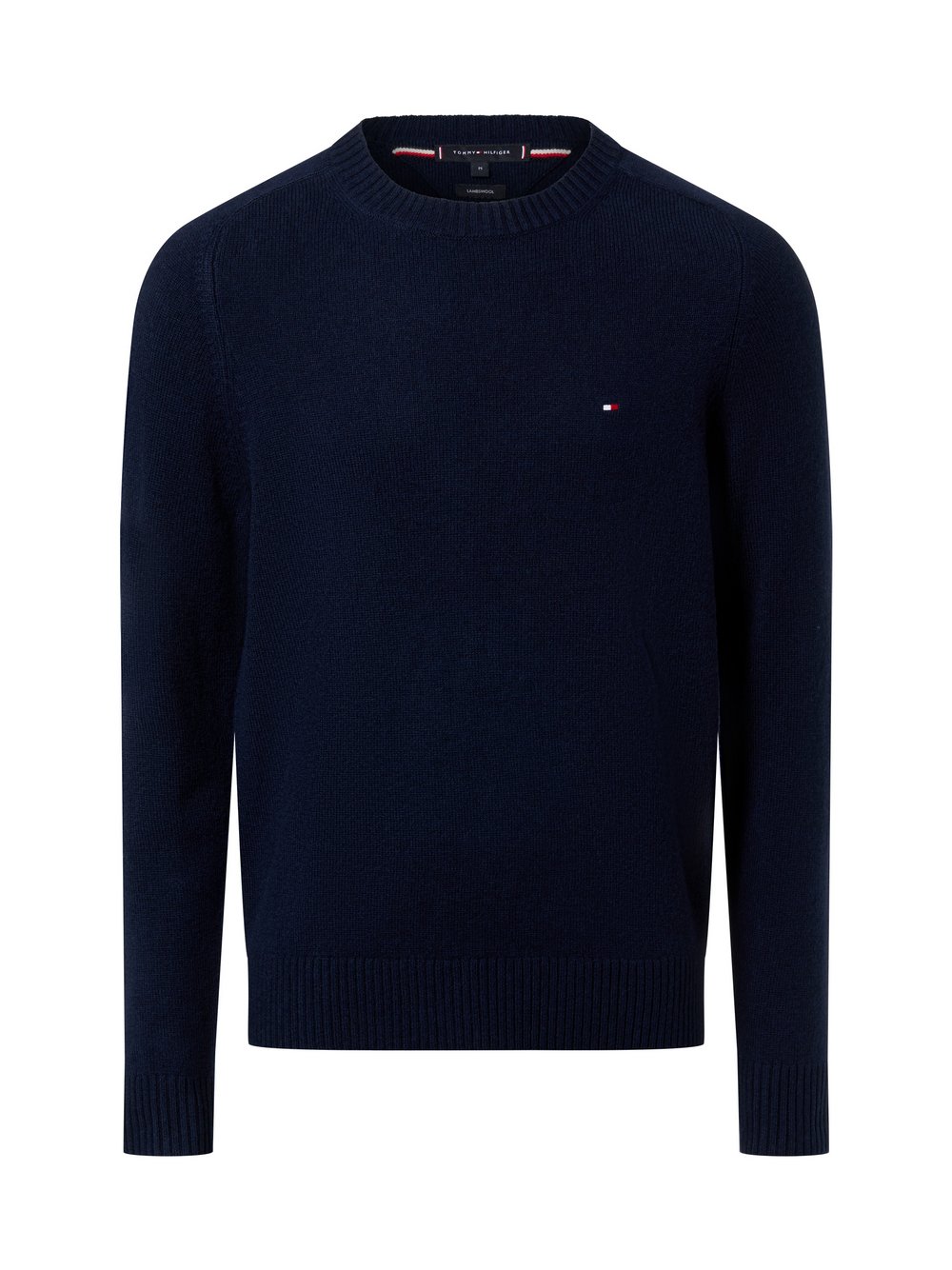 Tommy Hilfiger Wollpullover Herren Wolle blau, XL