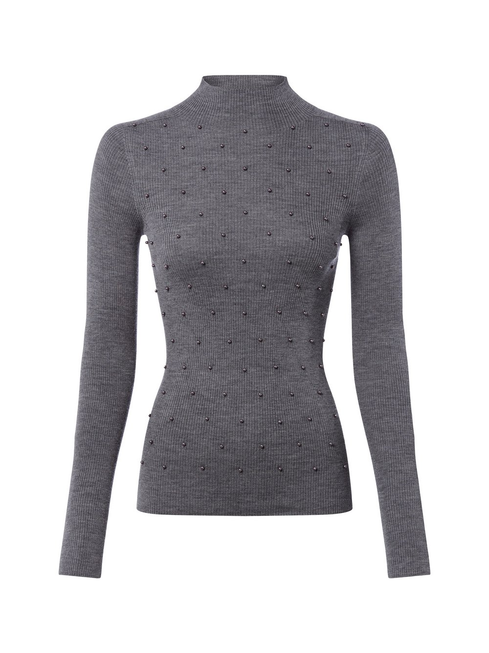 Liu Jo Collection Strickpullover Damen Schurwolle grau, XS