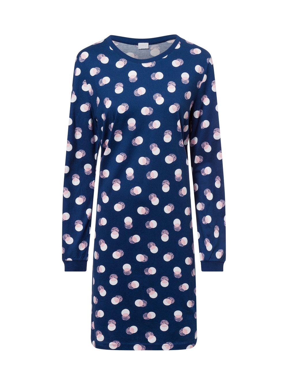 Thumbnail - Mey Nachthemd Damen Baumwolle blau gemustert, 46