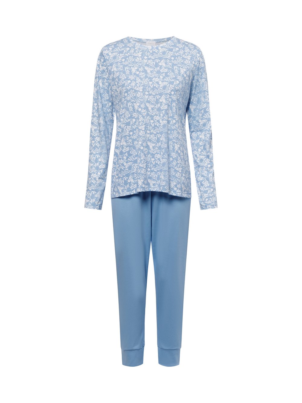 Thumbnail - Mey Schlafanzug Damen Baumwolle blau gemustert, 42