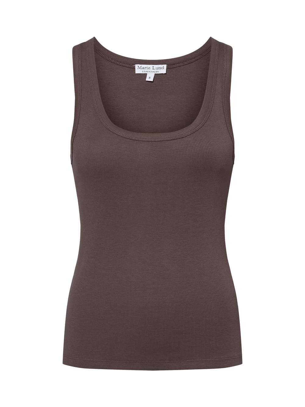 Marie Lund Top Damen Baumwolle braun, XXL