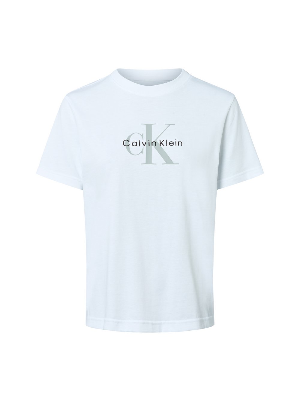 Thumbnail - Calvin Klein Jeans T-Shirt Damen Baumwolle weiß, M
