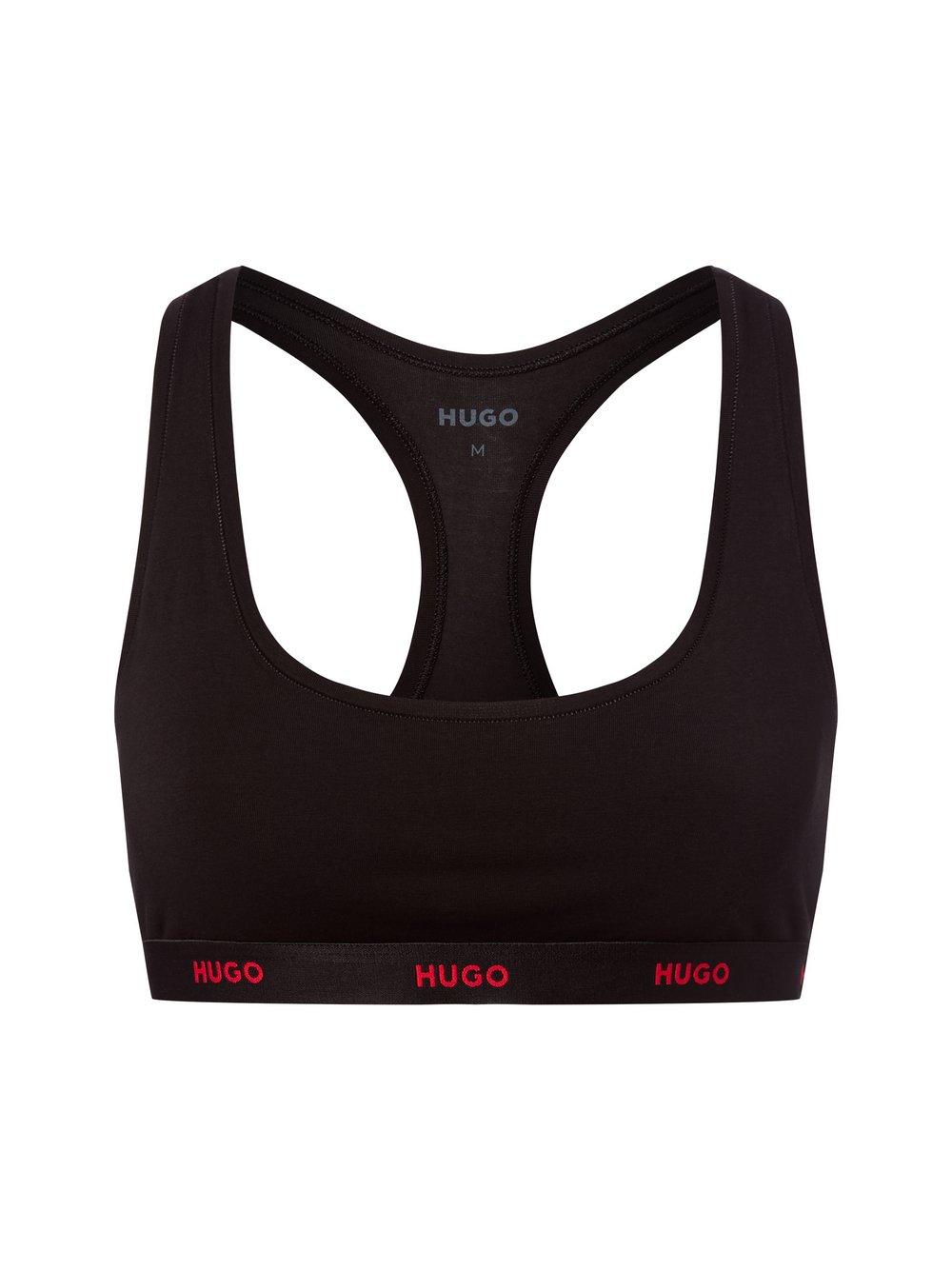 Thumbnail - HUGO Bustier Damen Baumwolle schwarz, L