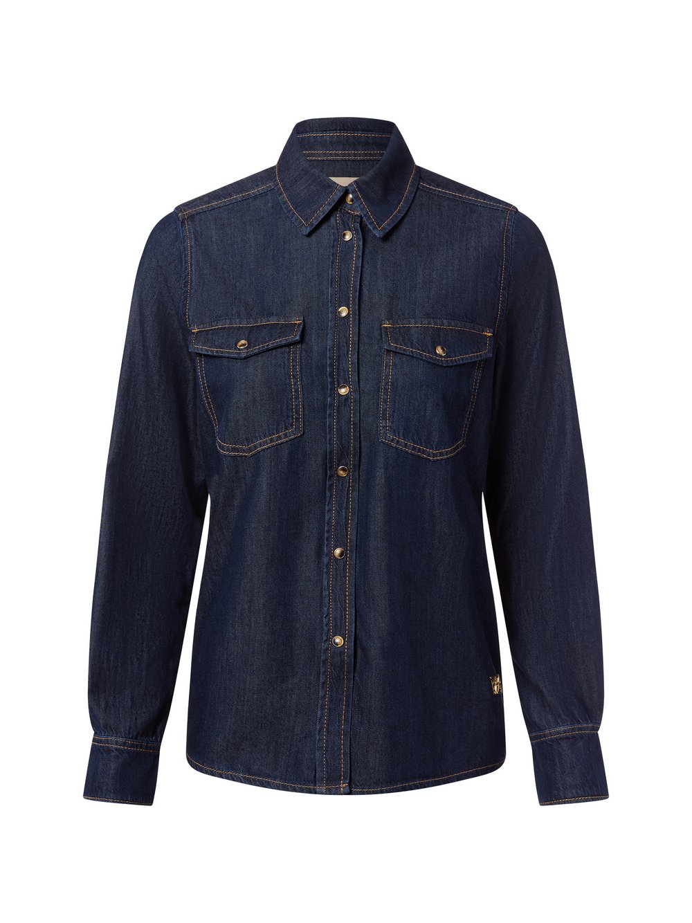 Thumbnail - MOS MOSH Jeansbluse Damen Baumwolle blau, M