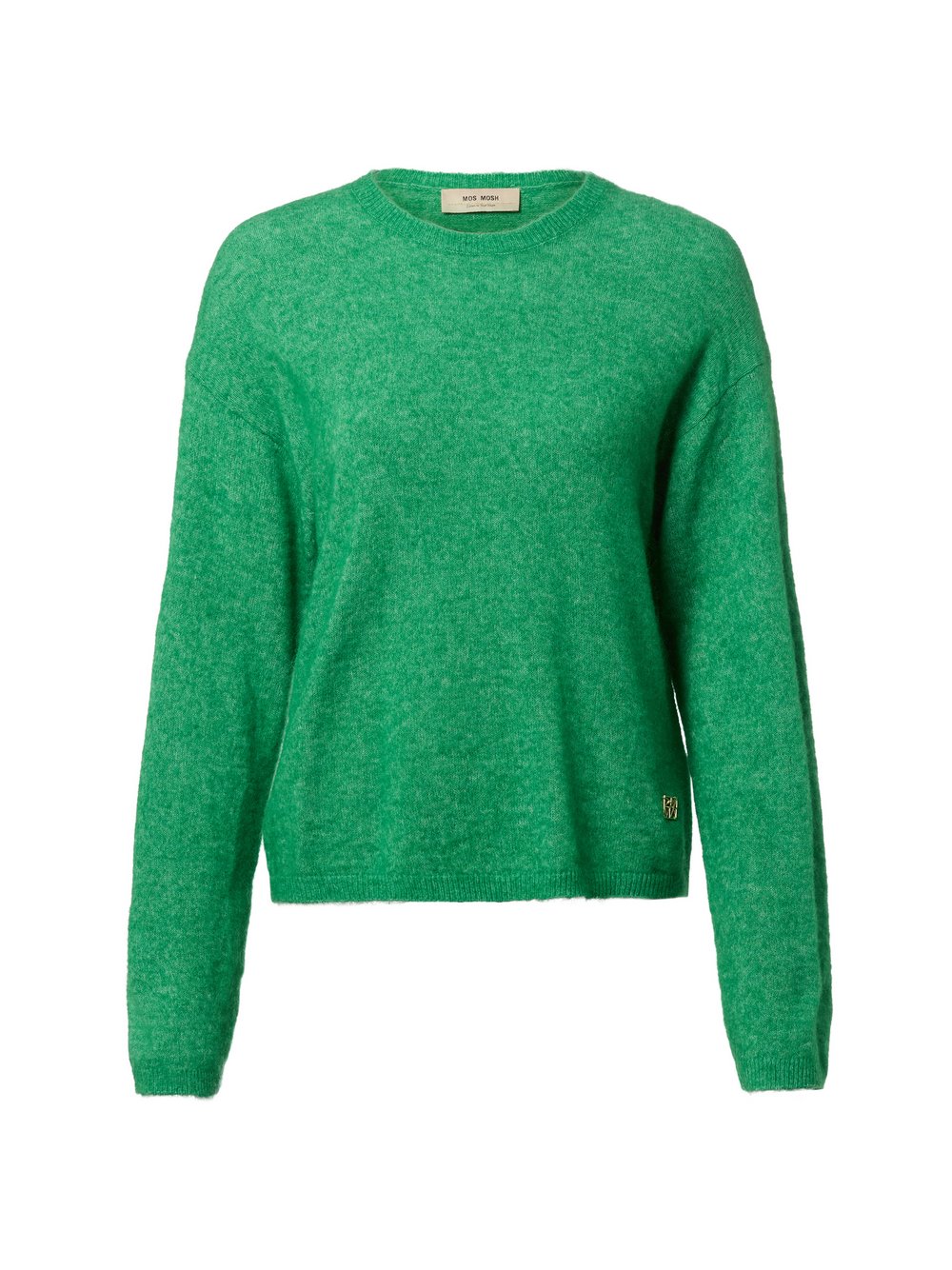 MOS MOSH Pullover mit Alpaka-Anteil Damen Polyamid grün meliert, M