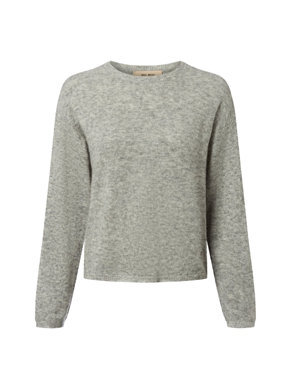 MOS MOSH Pullover mit Alpaka-Anteil Damen Polyamid grau meliert, L