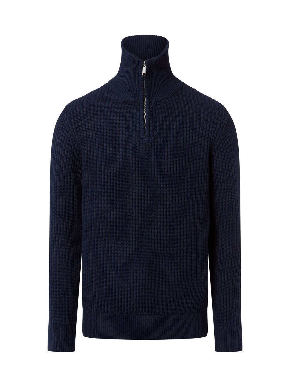 Selected Strickpullover Herren Rippe blau, M