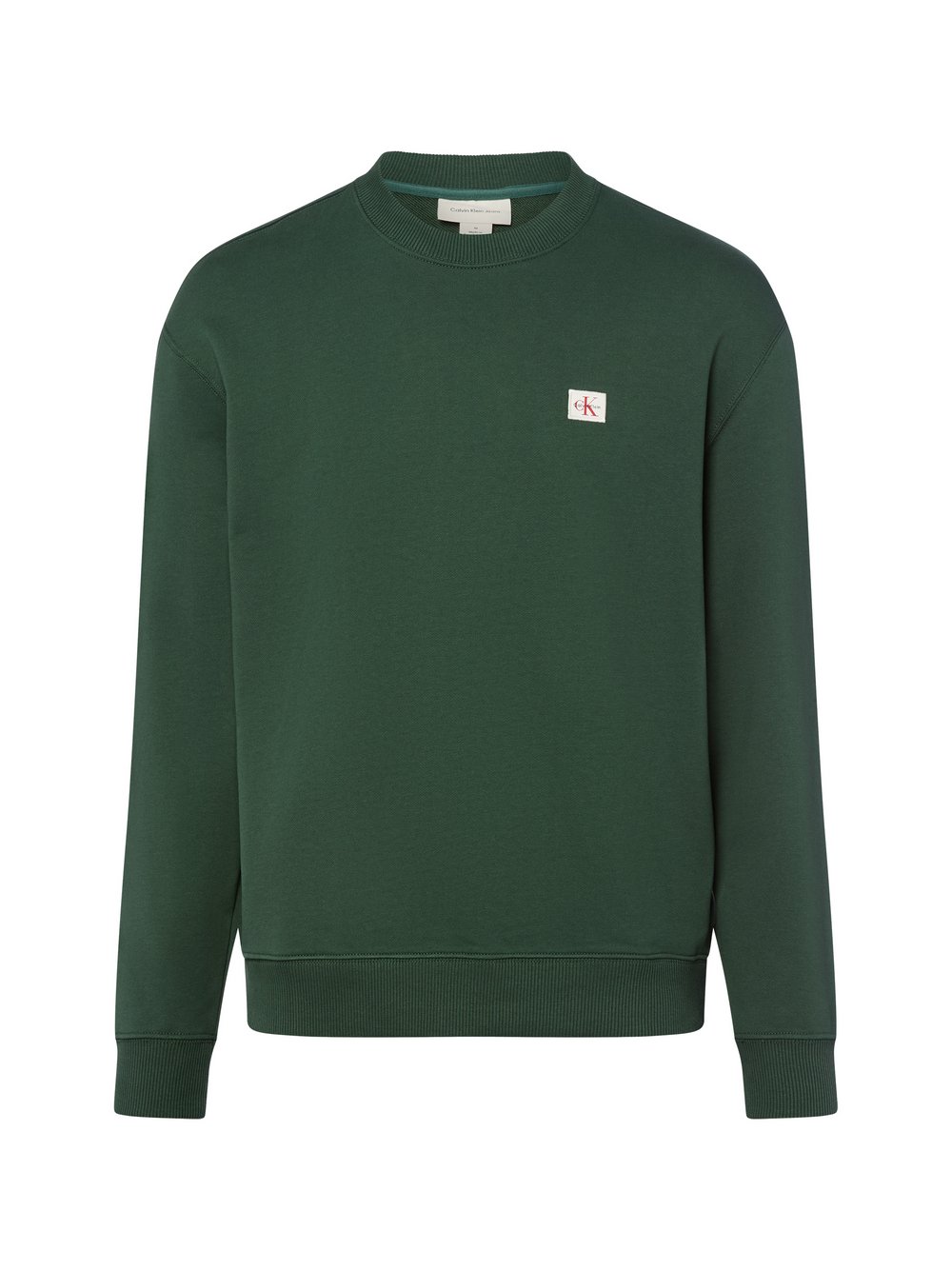 Calvin Klein Jeans Herrem Sweatshirt Herren Baumwolle grün, M