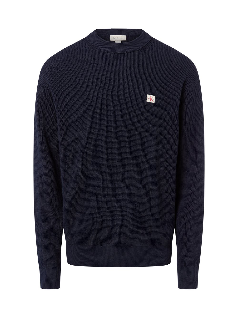 Calvin Klein Jeans Strickpullover Herren Baumwolle blau, XL