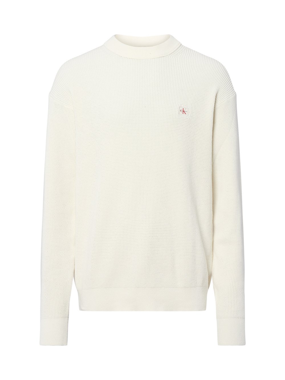 Calvin Klein Jeans Strickpullover Herren Baumwolle weiß, L