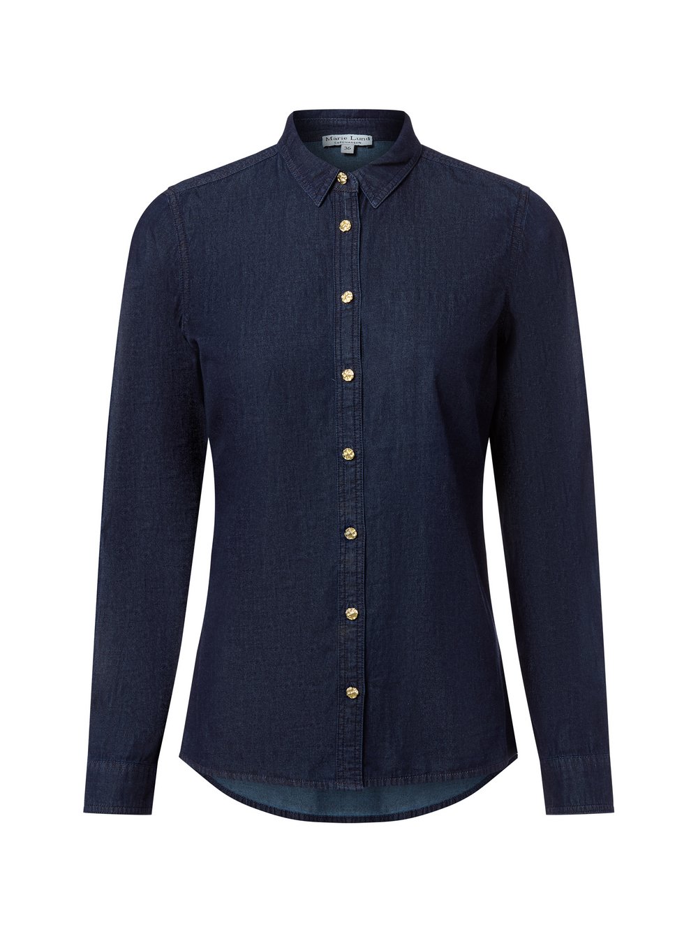 Marie Lund Hemdbluse Damen Baumwolle blau, 44