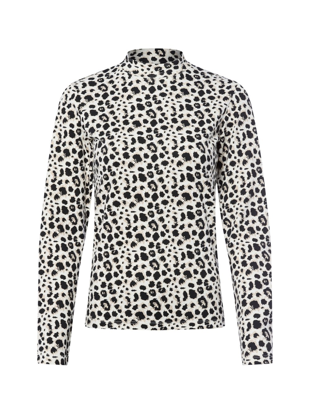 Marie Lund Langarmshirt Damen Baumwolle weiß gemustert, L