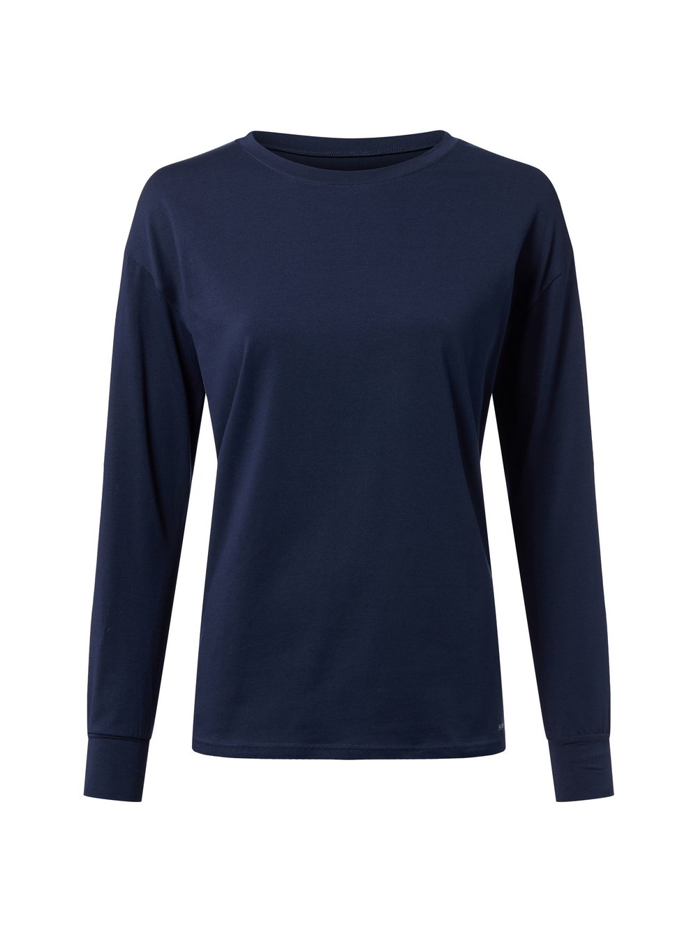 SKINY Pyjama Damen Baumwolle blau gestreift, 36