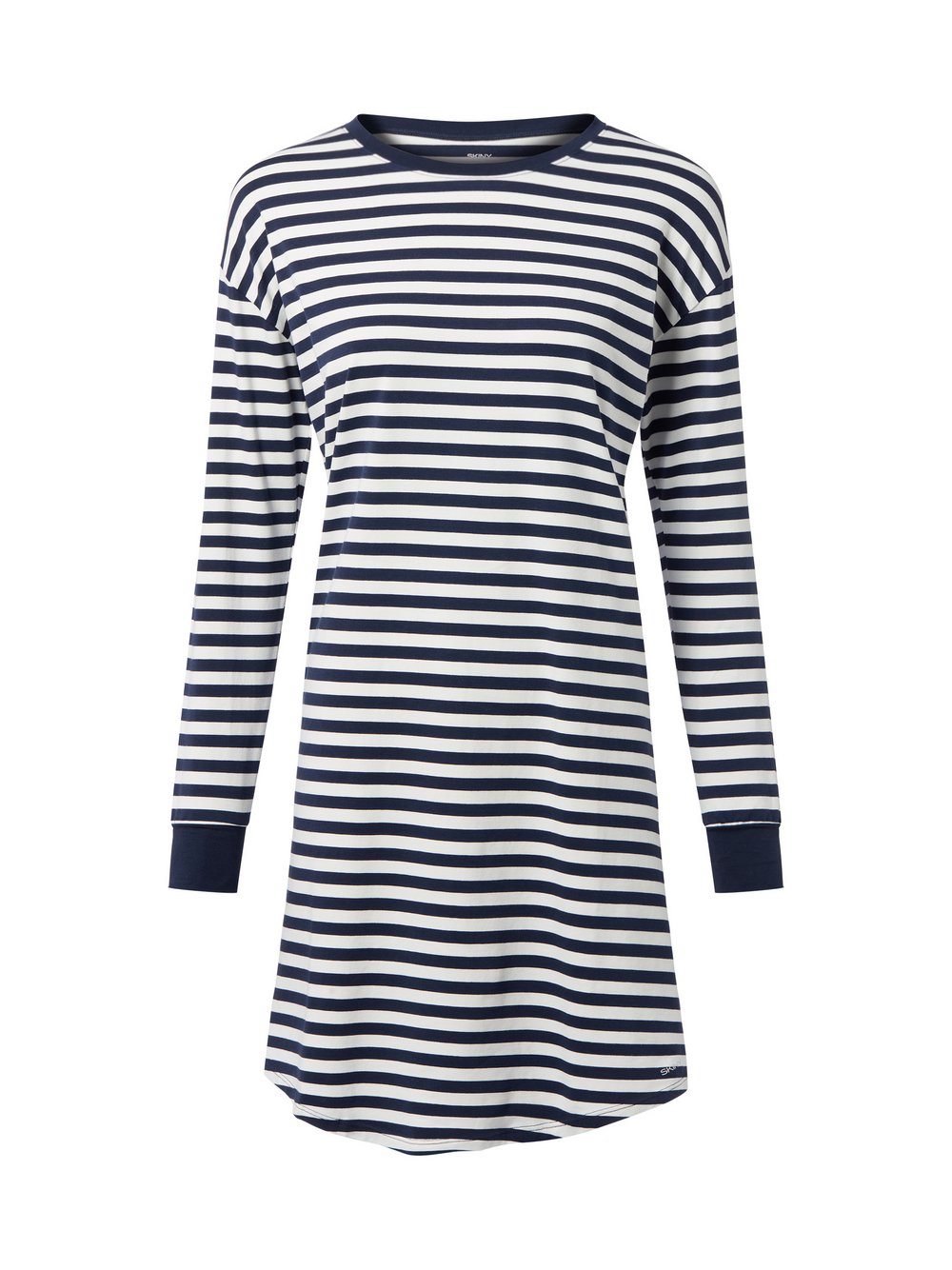 SKINY Pyjama-Shirt Damen Baumwolle mehrfarbig gestreift, 38