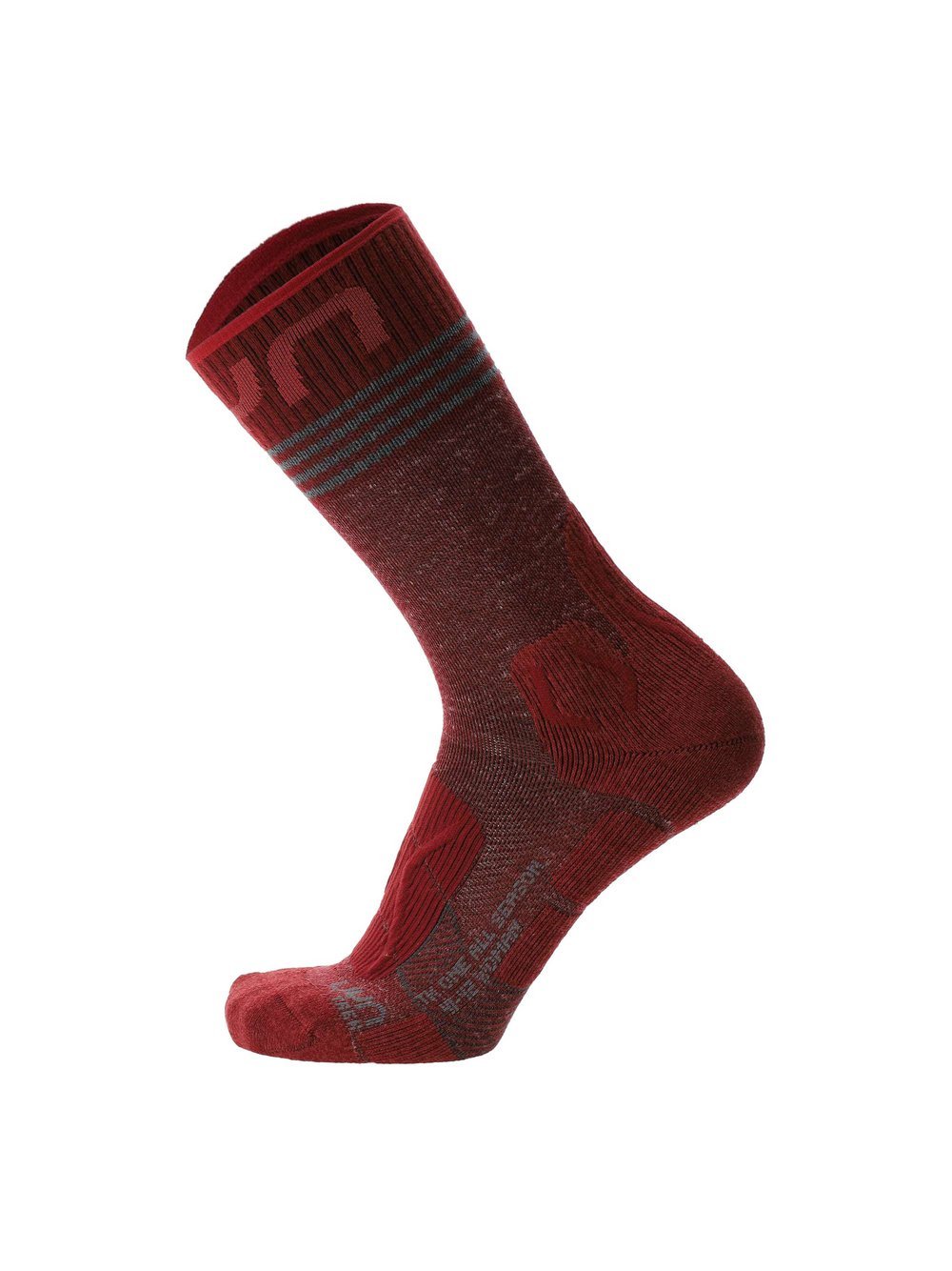 UYN Socken 1er Pack Damen Polyamid rot bedruckt, 35-36